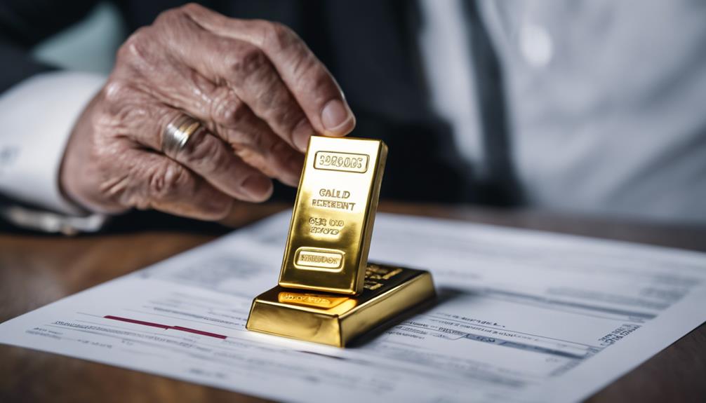 comparing gold and retirement