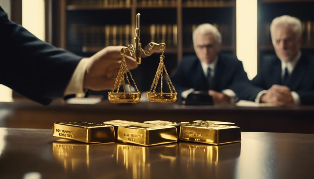 secure gold investments legally