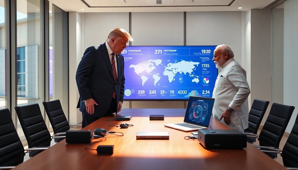 trump and modi ai collaboration