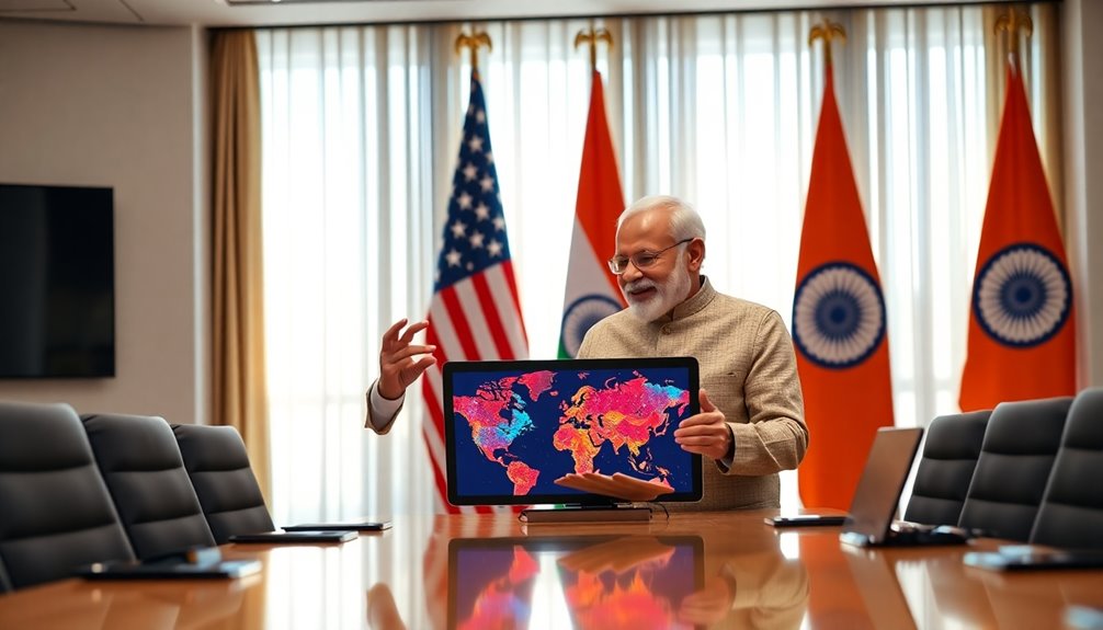 trump and modi ai collaboration