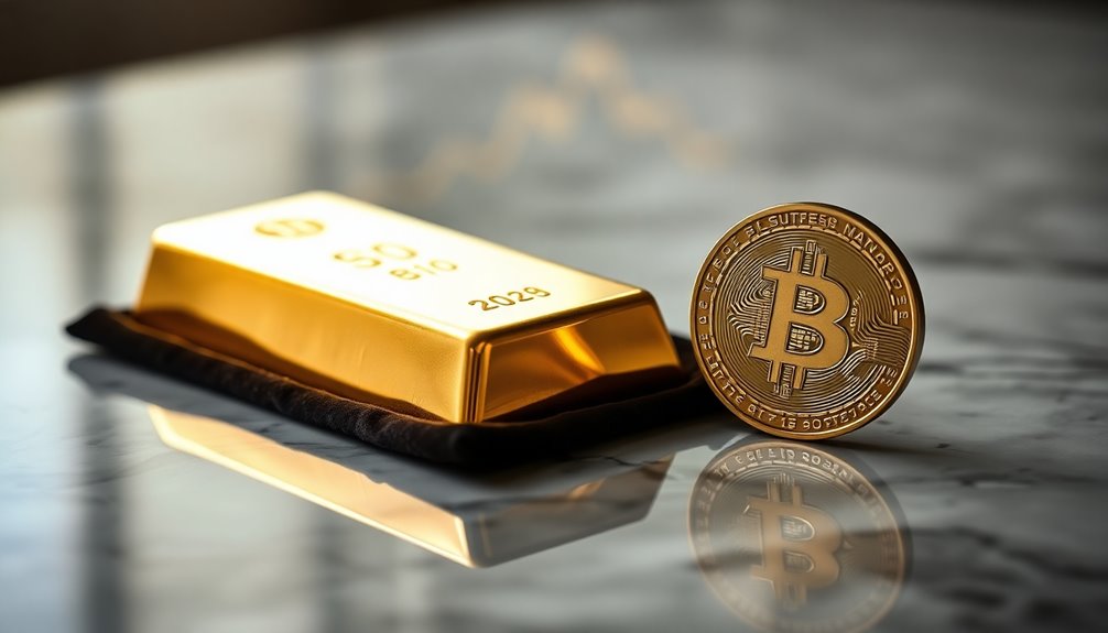 gold outperforms bitcoin consistently