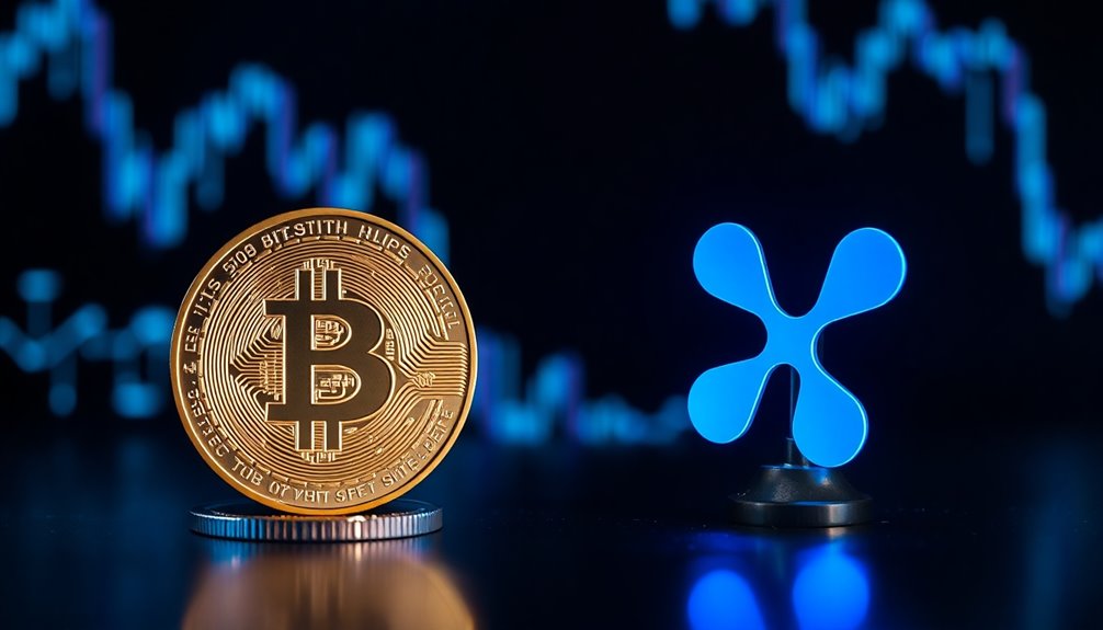 bitcoin maintains dominance xrp challenges
