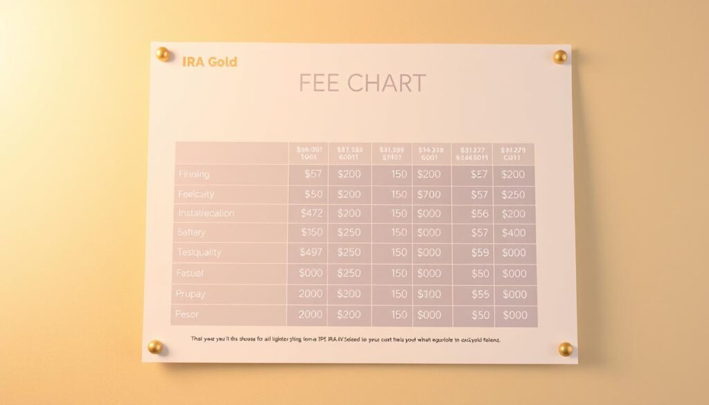 gold IRA fees