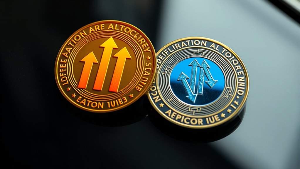 altcoin inflation deflation comparison