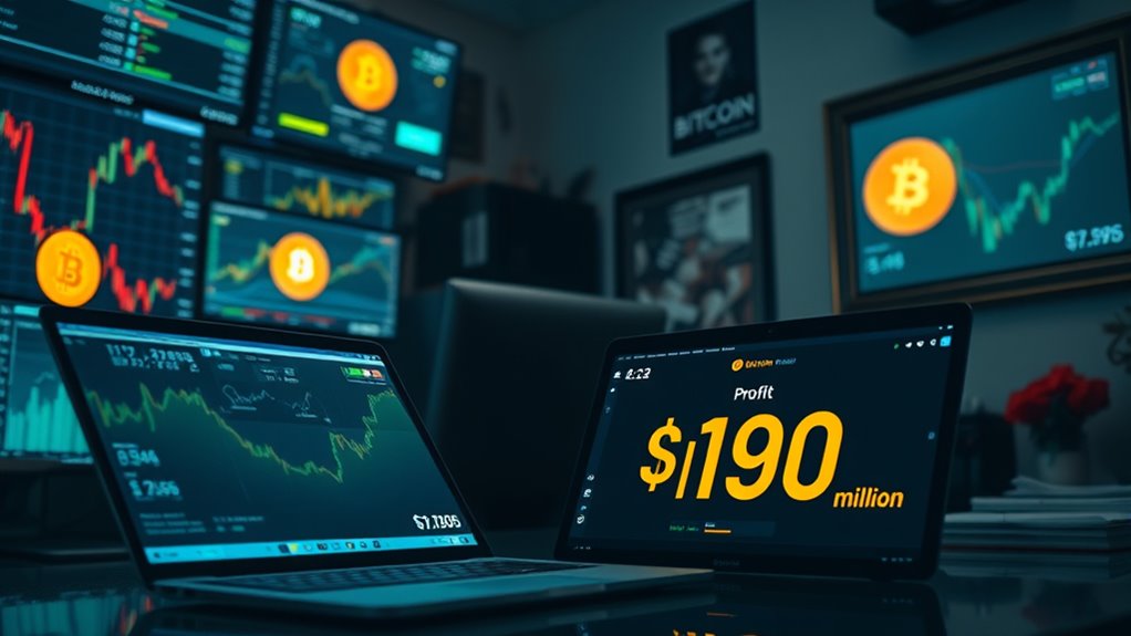 crypto crash profits surge