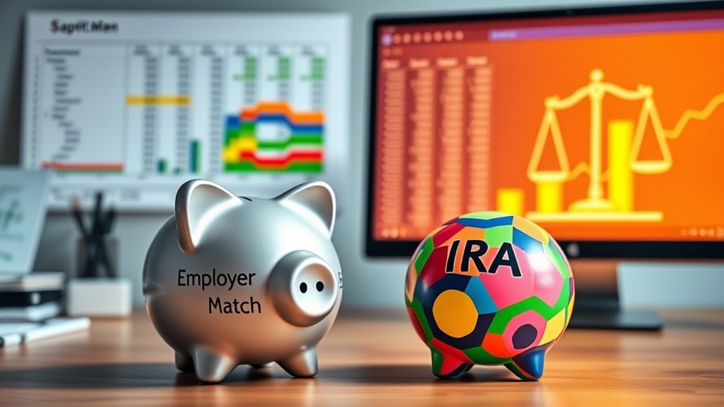 employer matches and ira contributions