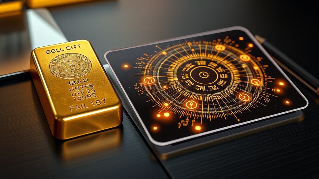 gold versus digital tokens