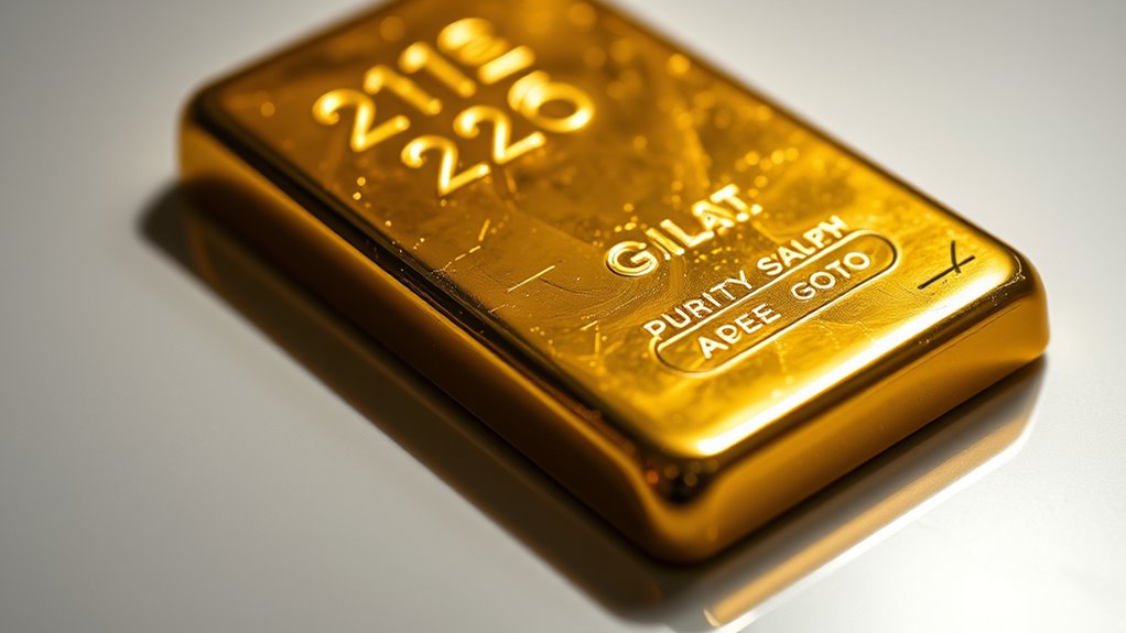 inspect gold bar markings