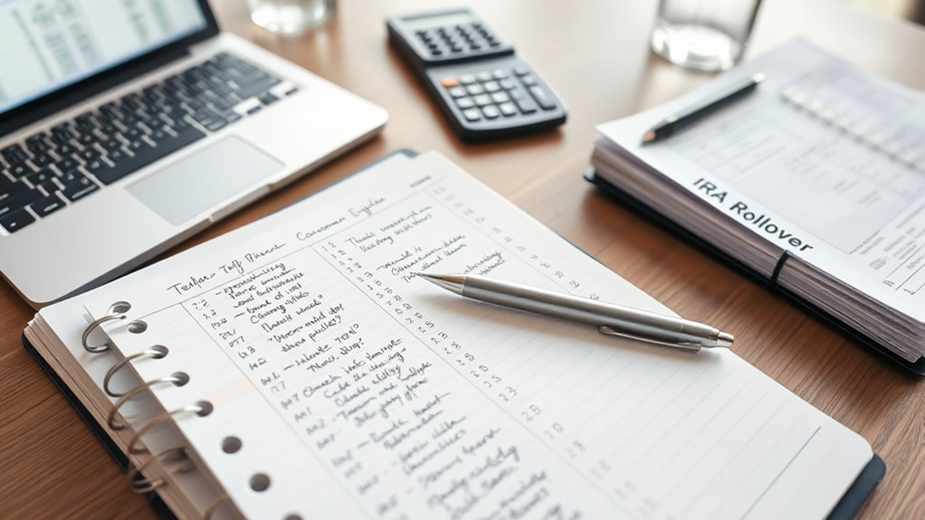 rollover documentation and reporting
