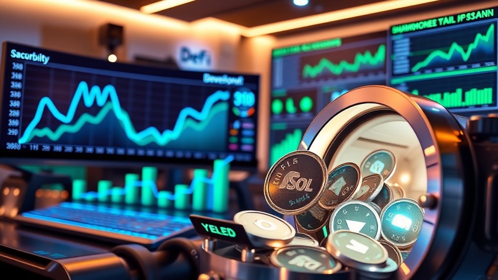 stake earn reinvest grow