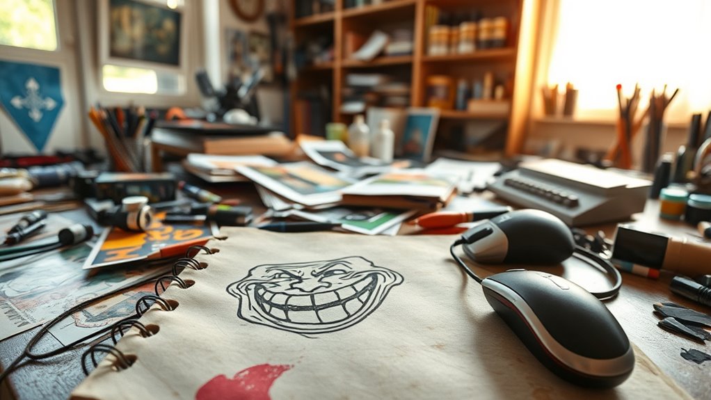 trollface originated online trolling