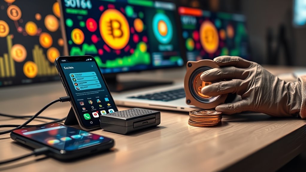 use secure offline wallets