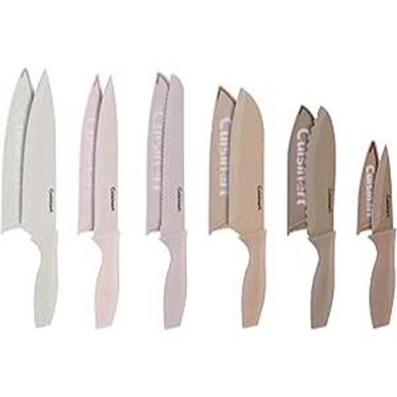 Cuisinart 12-Piece Nonstick Kitchen Knife Set