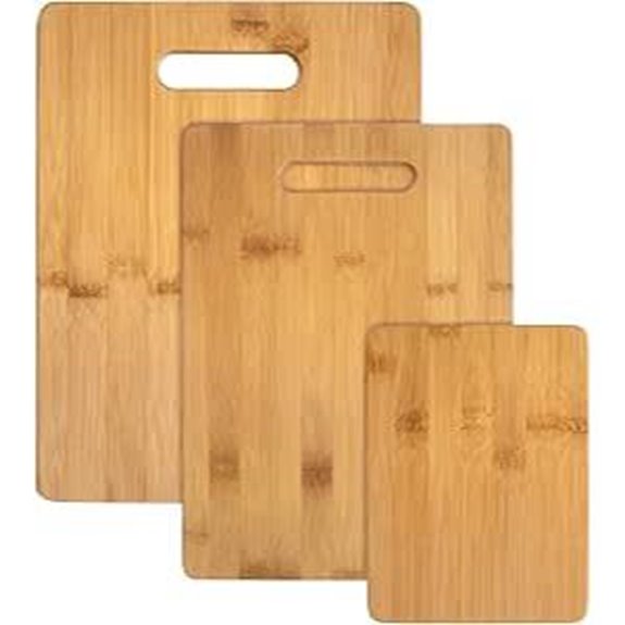 Totally Bamboo 3-Piece Bamboo Cutting Board Set
