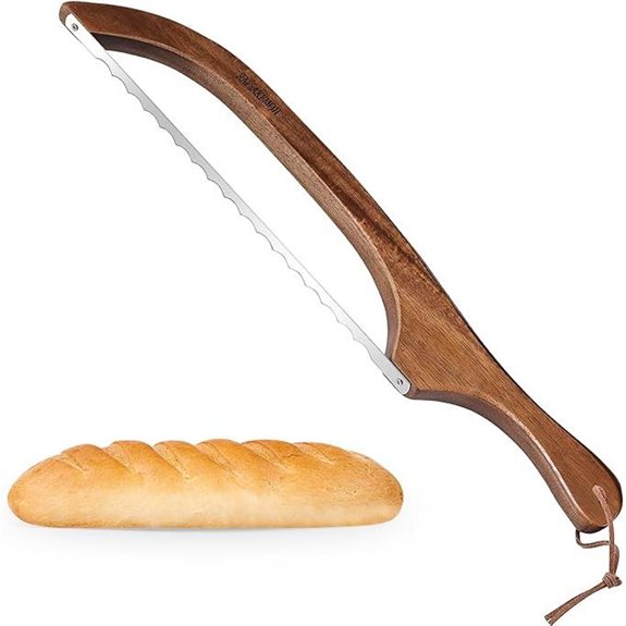 Bread Knife for Homemade Breads and Baguettes