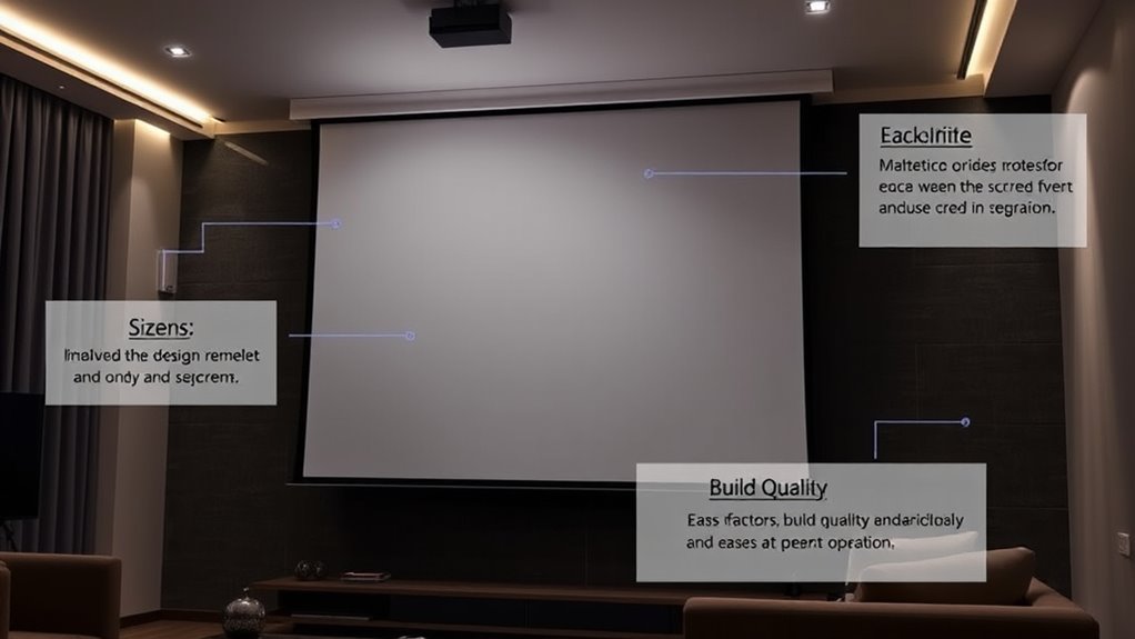 choosing the right motorized screen