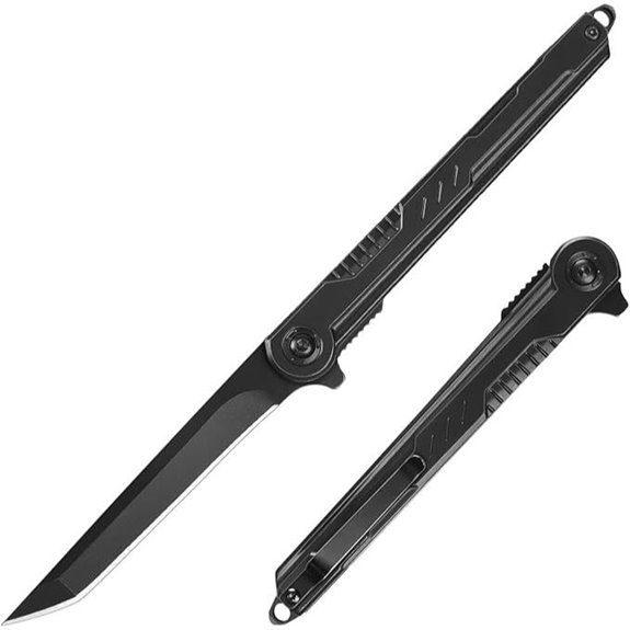 EDC Pocket Knife with Tanto Blade and Liner Lock