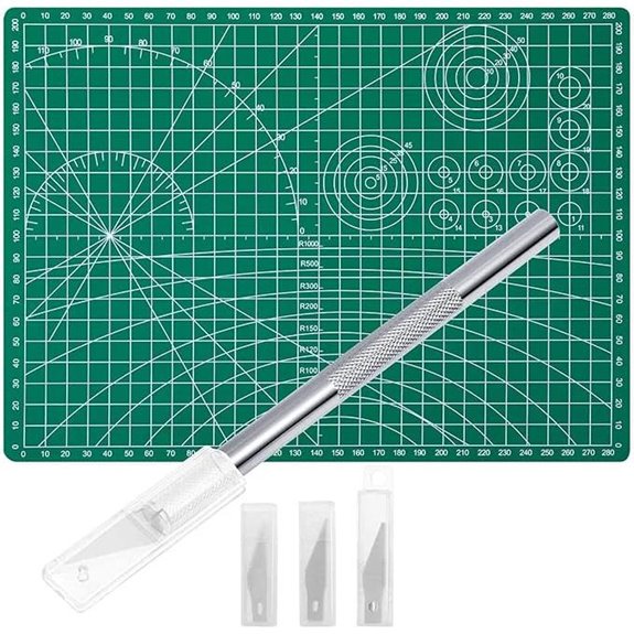 Anezus Craft Knife Set with Cutting Mat (30 pcs)