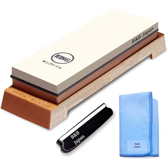 KING Whetstone Starter Set with Grits and Accessories