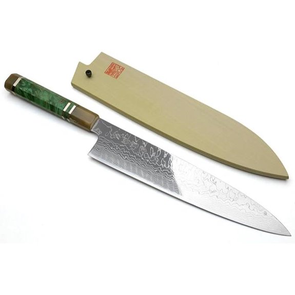 Yoshihiro Damascus SG2 Gyuto Chef’s Knife (9.5'')