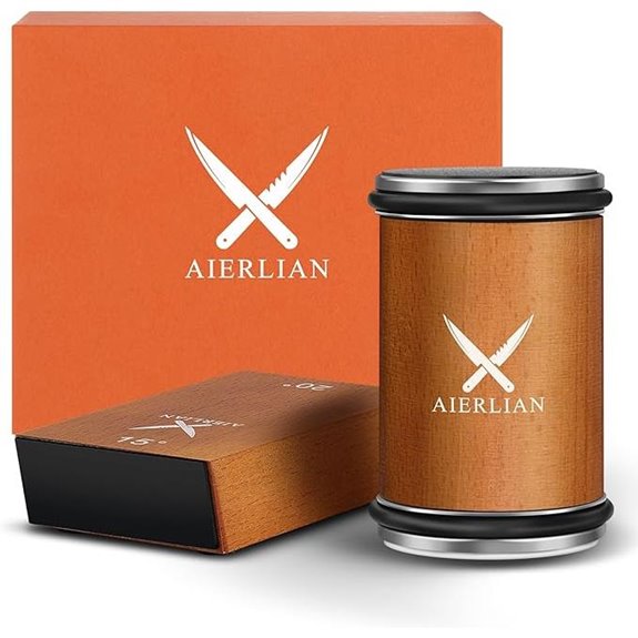 Knife Sharpener Kit with Diamond and Ceramic Tools