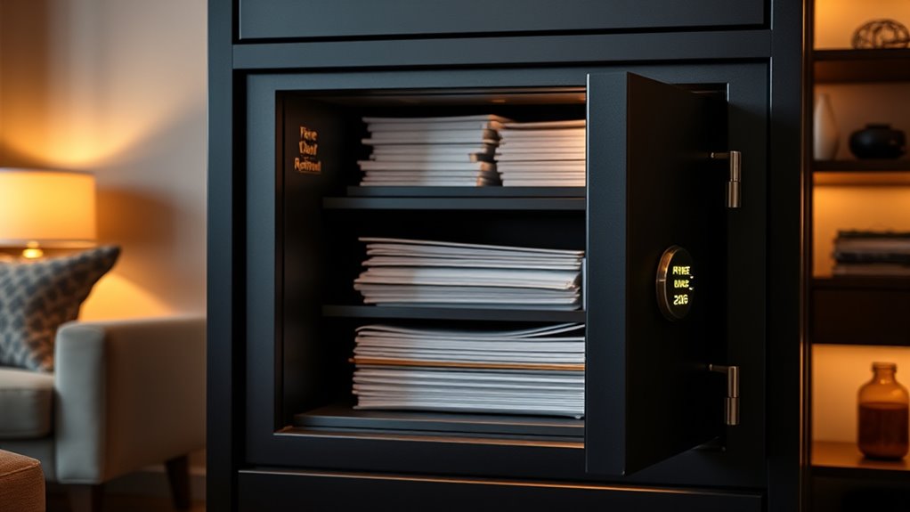 fire resistant security safe