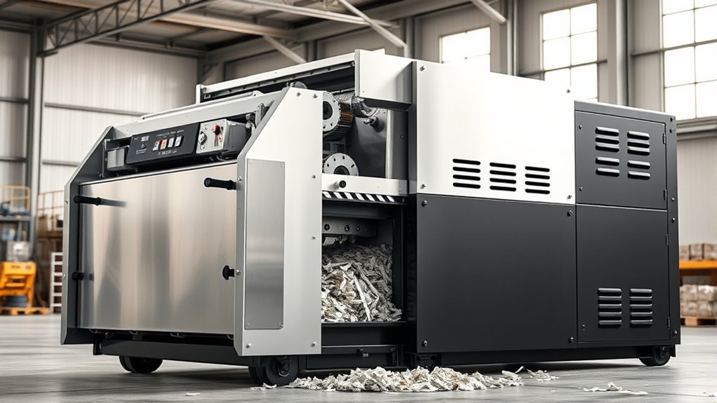 heavy duty shredders capacity safety