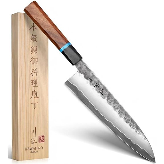 KAWAHIRO VG10 Chef Knife in Wood Box