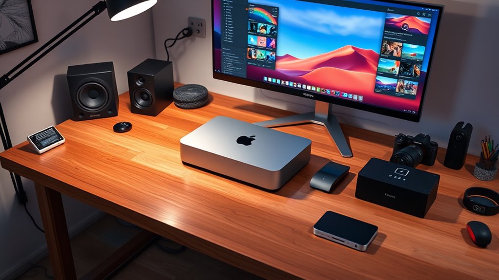 optimized creative work setup