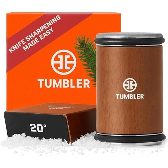 Tumbler Rolling Knife Sharpener—Kitchen & Outdoor Tool
