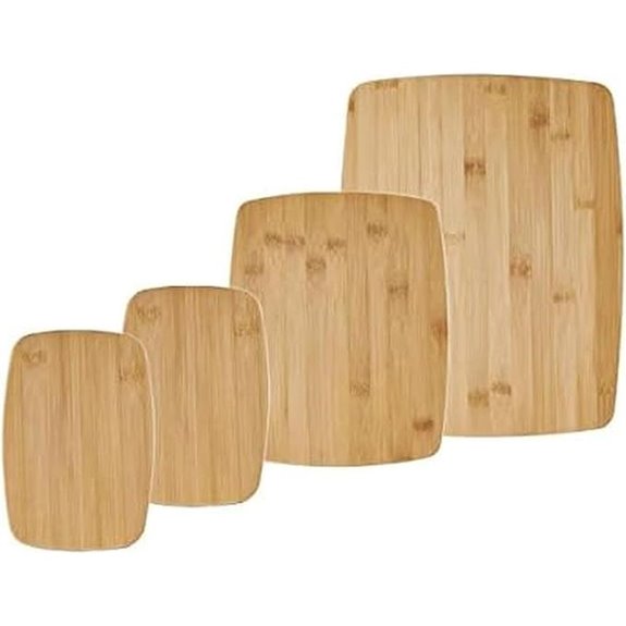 FARBERWARE Reversible Bamboo Cutting & Charcuterie Set