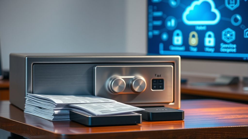 secure fireproof lockable storage