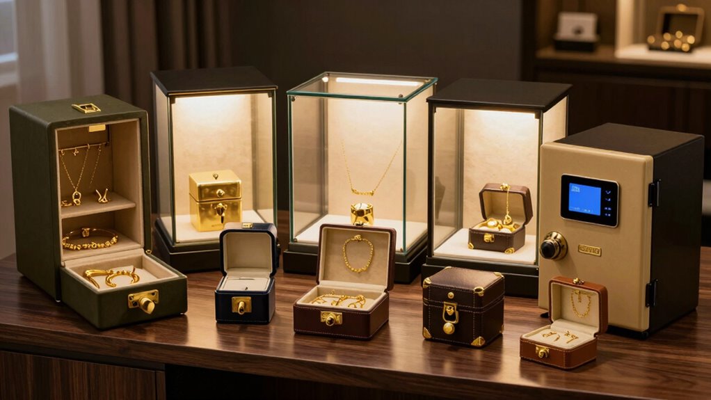 secure gold jewelry storage