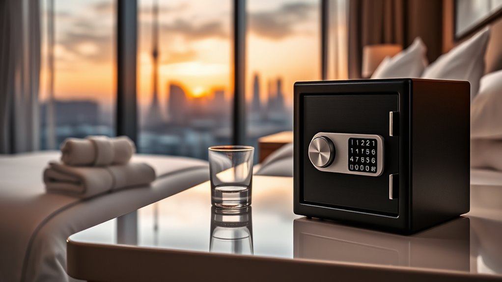 secure portable hotel safe