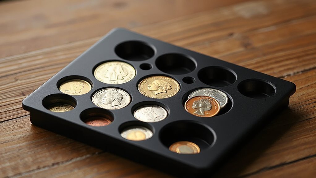 top coin organizer trays