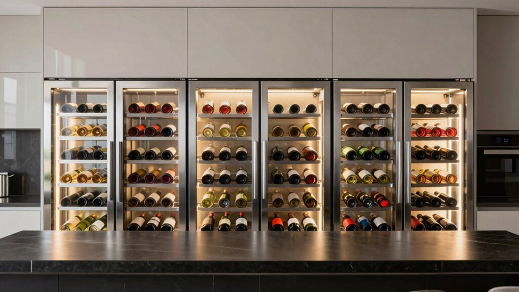 top dual zone wine fridges