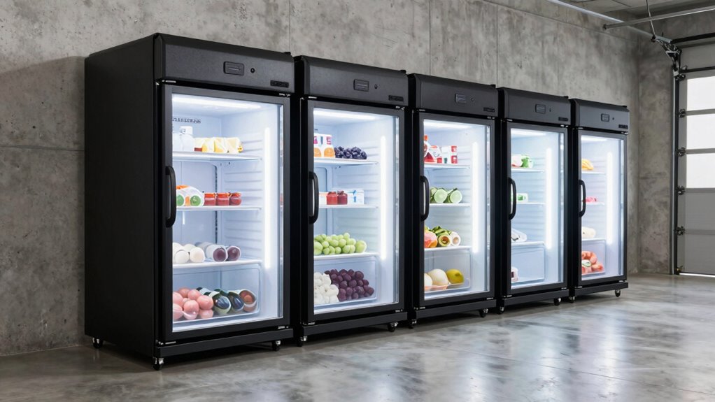 top garage freezer chests