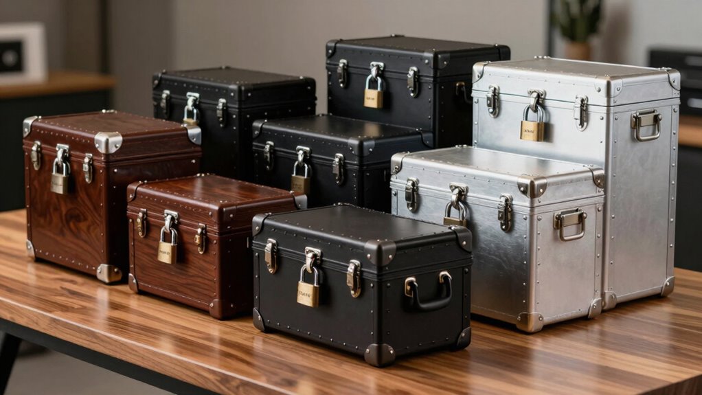 top heavy duty lockable storage trunks