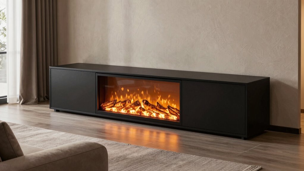 top large space electric fireplaces