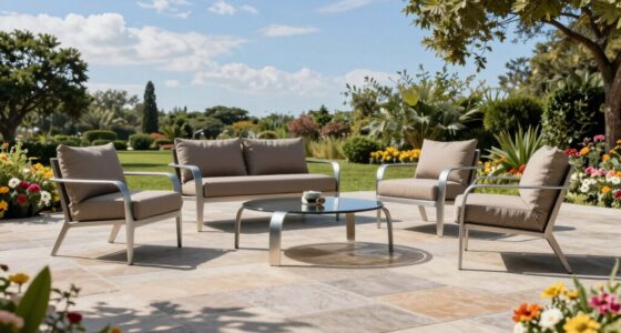 top premium aluminum patio sets