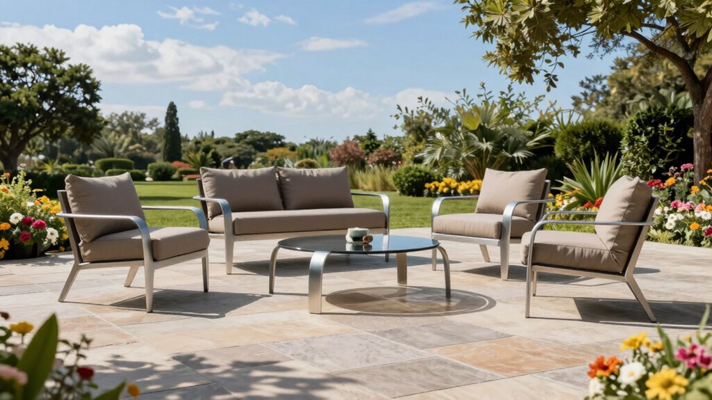top premium aluminum patio sets