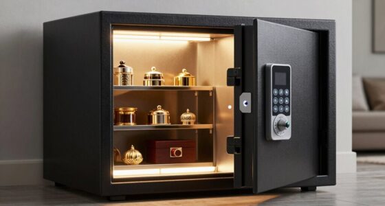 top safes with interior lighting
