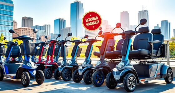 top scooters with warranties