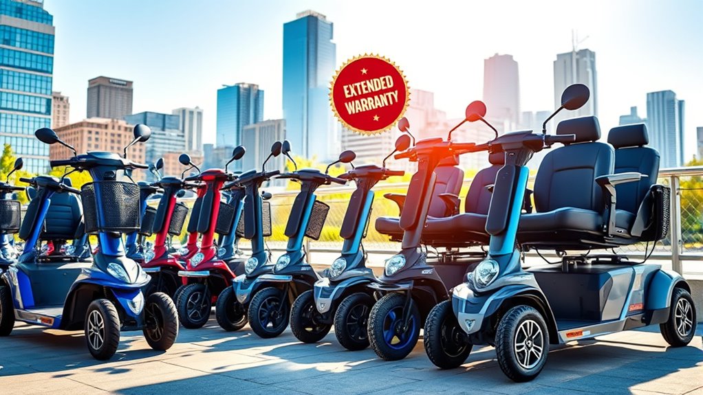 top scooters with warranties