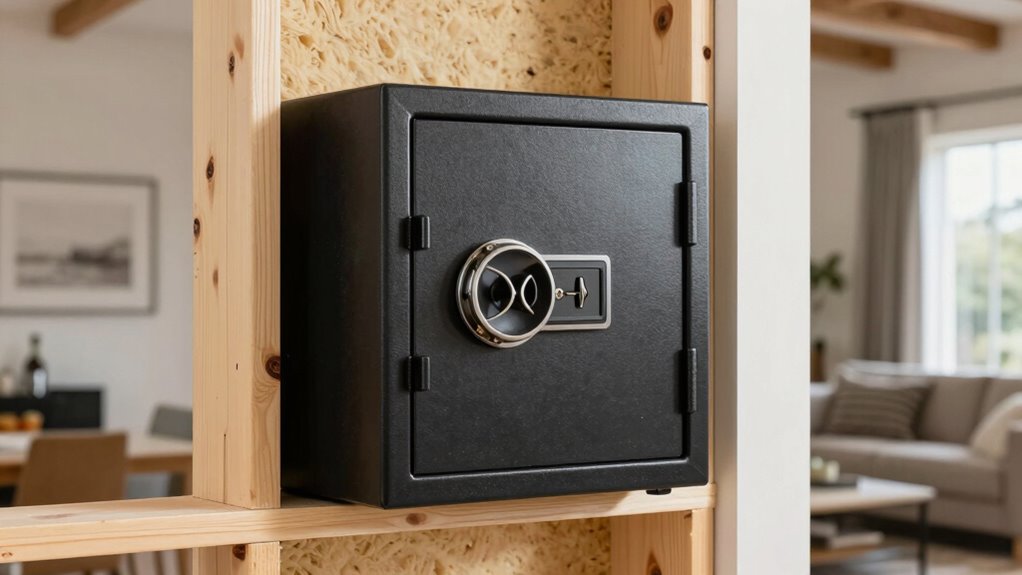 top stud wall safes