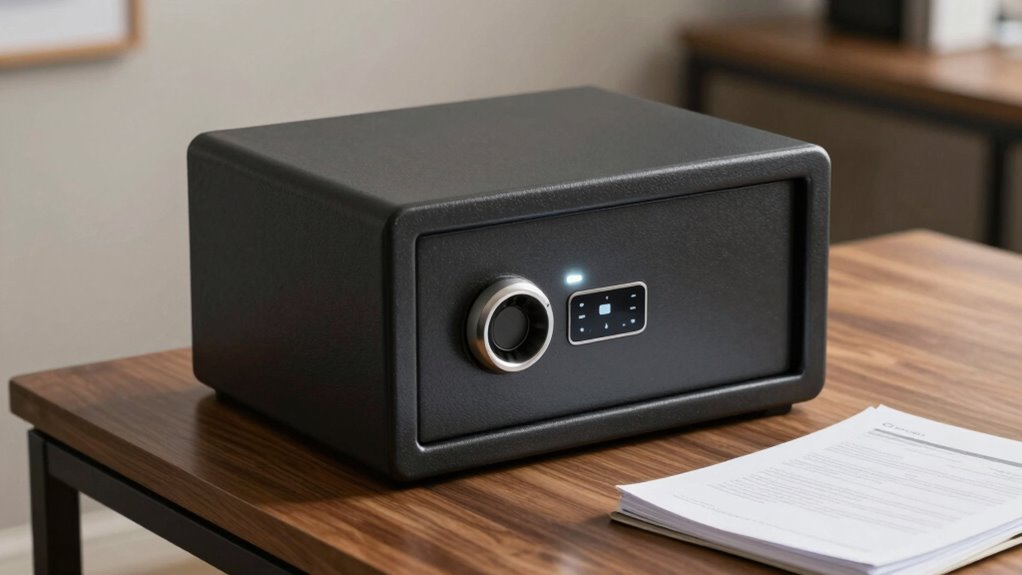 biometric document safe security
