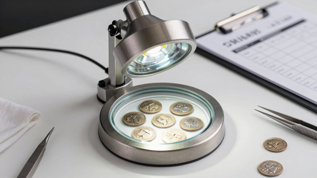 coin grading magnifier checklist