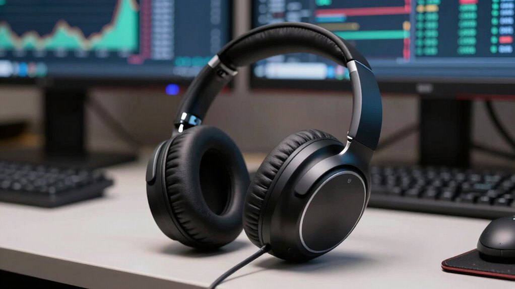 focused trading with quality headphones