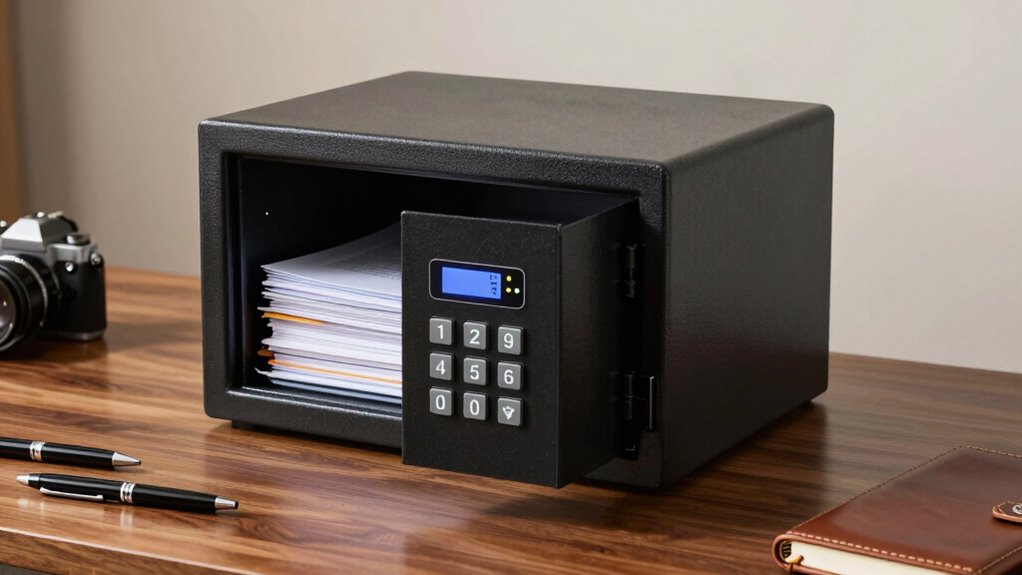 secure fire resistant document storage