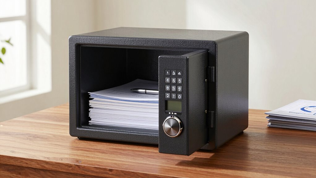 secure fireproof biometric safes